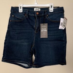 Nicole Miller Blue Jean Shorts Classic Cuffed Design